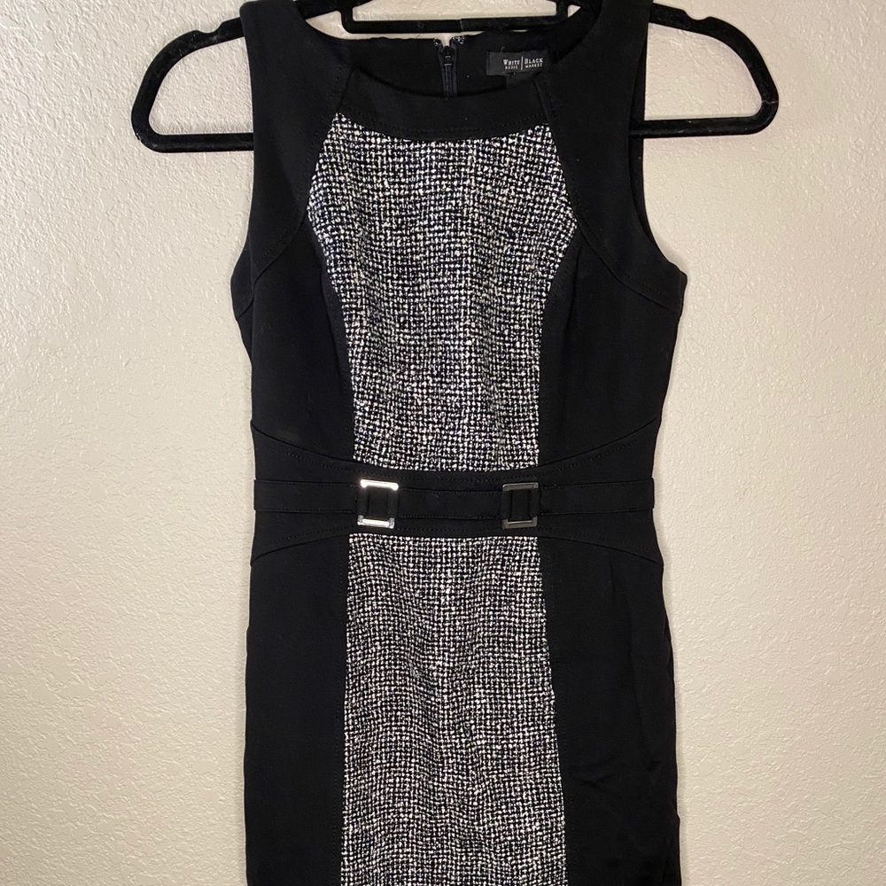 White House/ black market black and white dress